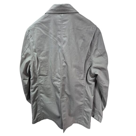 Duluth Trading Blazer Tradesman 100% Cotton Utility Olive Green Mens Sz L - Picture 2 of 7